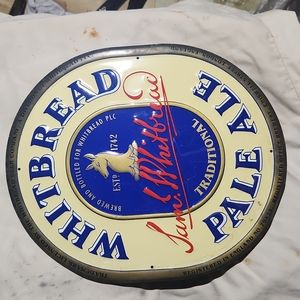 Whitebread pale Ale metal sign